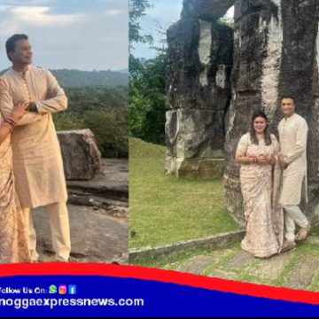 ಪತಿಯೊಂದಿಗೆ ಕುಪ್ಪಳ್ಳಿಯ ಕವಿ ಶೈಲಕ್ಕೆ ಭೇಟಿ ಕೊಟ್ಟ ಮಳೆ ಹುಡುಗಿ ನಟಿ ಪೂಜಾ ಗಾಂಧಿ