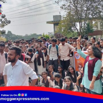ಸಹ್ಯಾದ್ರಿ ವಿಜ್ಞಾನ ಕಾಲೇಜಿನಲ್ಲಿ ತರಗತಿ ಬಹಿಷ್ಕರಿಸಿ  ವಿದ್ಯಾರ್ಥಿಗಳ ಪ್ರತಿಭಟನೆ ! ಅತಿಥಿ ಉಪನ್ಯಾಸಕನ ಲೈಂಗಿಕ ಕಿರುಕುಳ ಆರೋಪಿಸಿ ರಸ್ತೆ ಗಿಳಿದ  ವಿದ್ಯಾರ್ಥಿಗಳು ! 