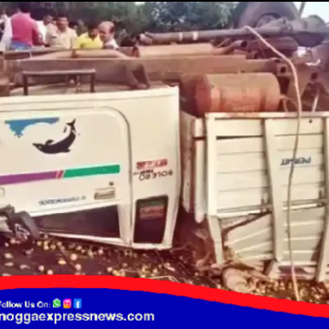 ಬೊಲೊರೊ ಪಿಕಪ್ ವಾಹನ ಪಲ್ಟಿ ! ಮೂವರ ಸಾವು ! ಆರು ಮಂದಿಗೆ ಗಂಭೀರ ಗಾಯ !