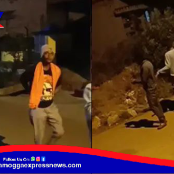 ನಡು ರಸ್ತೆಯಲ್ಲಿ ಗನ್ ಹಿಡಿದು ಯುವಕನ ಹುಚ್ಚಾಟ ! ಜನರಲ್ಲಿ ಆತಂಕ ! ಪೊಲೀಸರ ಮುಂದೆ ಬಹಿರಂಗವಾಯಿತು ಪಿಸ್ತೂಲಿನ ಅಸಲಿಯತ್ತು ?