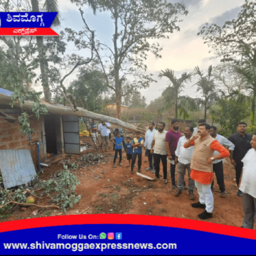ವರ್ಷದ ಮೊದಲ ಮಳೆಯಿಂದಾಗಿ ಹಾನಿಗೊಳಗಾದ ಮನೆಗಳಿಗೆ ಶಾಸಕ ಗೋಪಾಲಕೃಷ್ಣ ಬೇಳೂರು ಭೇಟಿ.
