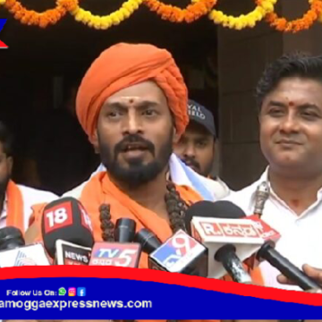 ಶಿವಮೊಗ್ಗ ಲೋಕಸಭಾ ಕಣವನ್ನು  ಕುರುಕ್ಷೇತ್ರಕ್ಕೆ ಹೋಲಿಸಿದ  ಕಾಳಿ ಸ್ವಾಮಿ !