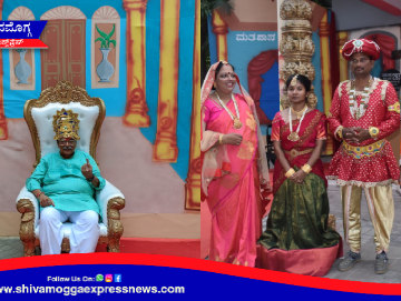 ಶಿವಮೊಗ್ಗದಲ್ಲಿ ಅರಮನೆಯಂತೆ ಸಿಂಗಾರಗೊಂಡ ಮತಕೇಂದ್ರ ! ಮತ ಹಾಕಿದವರಿಗೆ ಕಿರೀಟ !