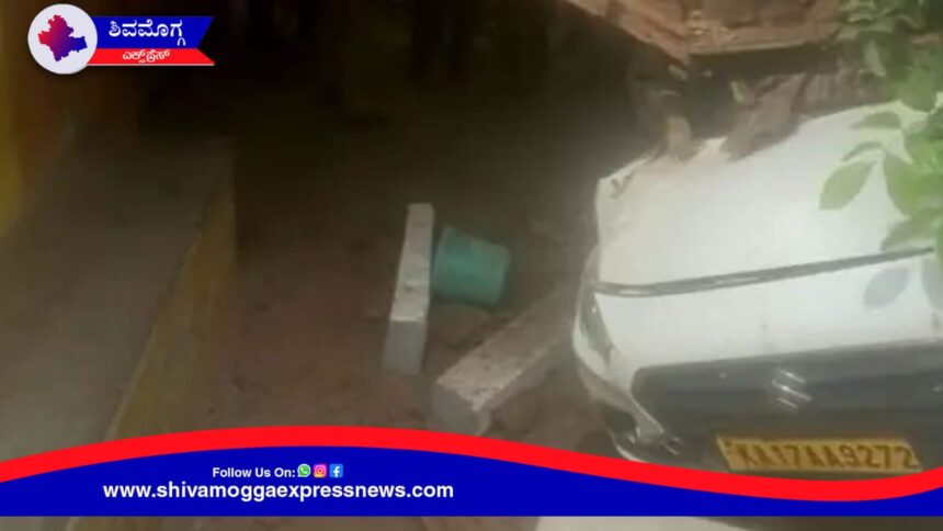 ರಸ್ತೆಯಲ್ಲಿ ನಡೆದು ಹೋಗುತ್ತಿದ್ದ ಮಹಿಳೆಗೆ ಡಿಕ್ಕಿ ಹೊಡೆದು ಹೋಟೆಲ್ ಗೆ ನುಗ್ಗಿದ ಕಾರು !