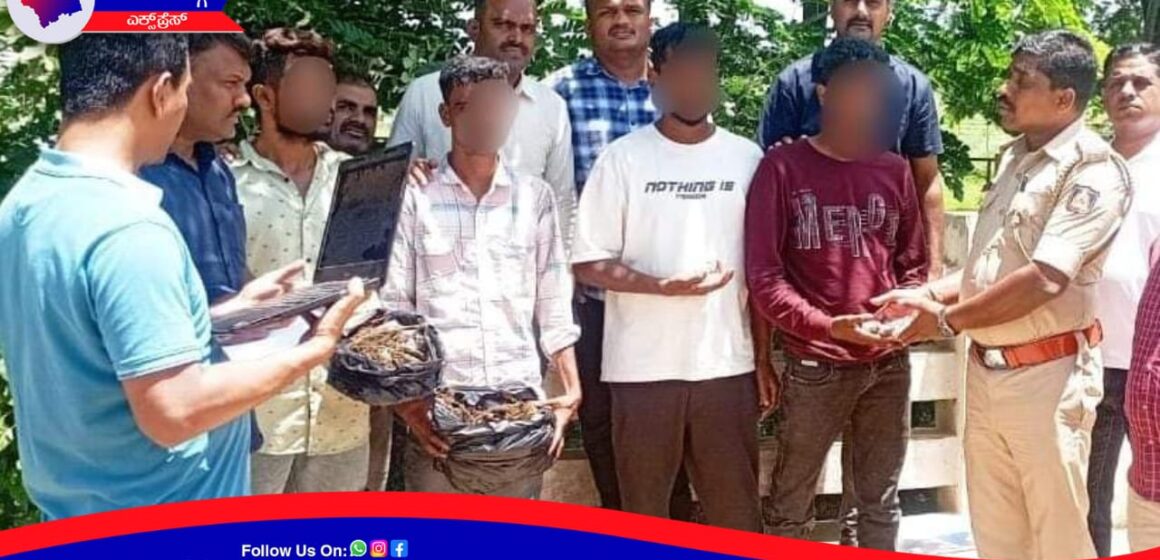 ಸಹ್ಯಾದ್ರಿ ಕಾಲೇಜ್ ಹಿಂಬಾಗ  ನಾಲ್ವರು ಯುವಕರು ಅರೆಸ್ಟ್ ! ಕಾರಣ ಏನು ?