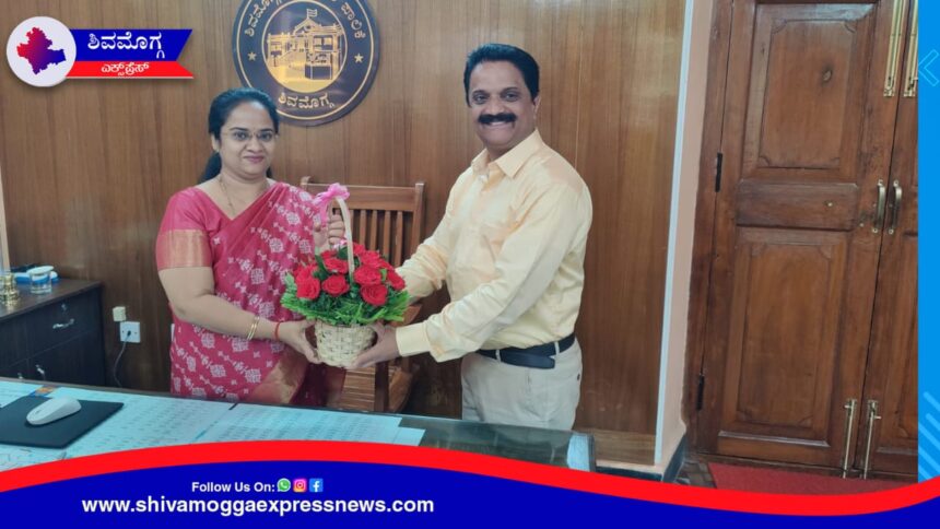 ಶಿವಮೊಗ್ಗ ಮಹಾನಗರ ಪಾಲಿಕೆ ನೂತನ ಆಯುಕ್ತರಾಗಿ ಕವಿತಾ ಯೋಗಪ್ಪನವರ್ ಅಧಿಕಾರ ಸ್ವೀಕಾರ!