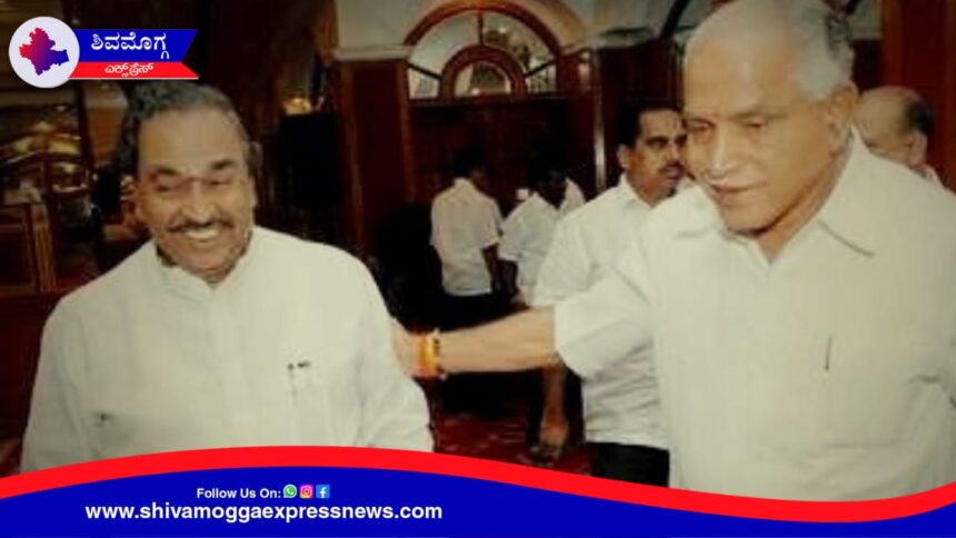 ಮತ್ತೆ ತವರಿಗೆ ವಾಪಸ್ ಆಗ್ತಾರಾ ಮಾಜಿ ಸಚಿವ ಕೆಎಸ್ಇ ? ಘರ್ ವಾಪಸಿ ಆಗ್ತಾರ ಈಶ್ವರಪ್ಪ ?