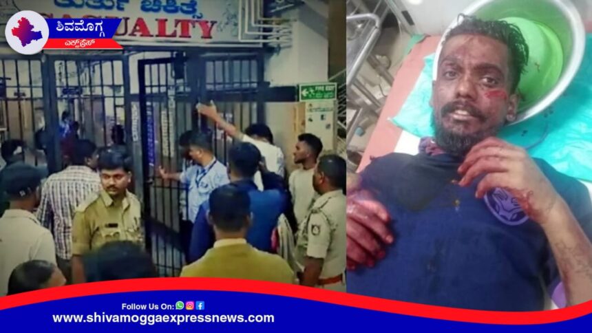 ಸಹ್ಯಾದ್ರಿ ಕಾಲೇಜಿನ ಮುಂದೆ ರೌಡಿಶೀಟರ್ ಕಾರ್ತಿಕ್ ನ ಮೇಲೆ ಮಾರಕಾಸ್ತ್ರಗಳಿಂದ ಹಲ್ಲೆ !