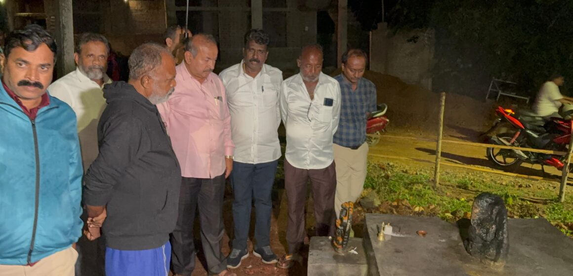 ವಿಗ್ರಹ ವಿರೂಪ : ಶಾಸಕರ ವಿರಾಟ ರೂಪ:ವಿಘ್ನ ನಿವಾರಕನಿಗೆ ರಾಗಿಗುಡ್ಡದಲ್ಲಿ ವಿಘ್ನ ಸ್ಥಳಕ್ಕೆ ಶಾಸಕ ಚನ್ನಬಸಪ್ಪ ಭೇಟಿ, ಕಠಿಣ ಕ್ರಮಕ್ಕೆ ಸೂಚನೆ!